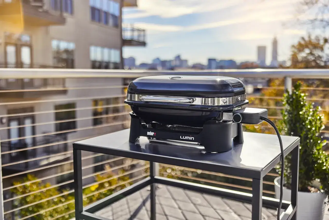 grill elektryczny na balkonie bezpieczny